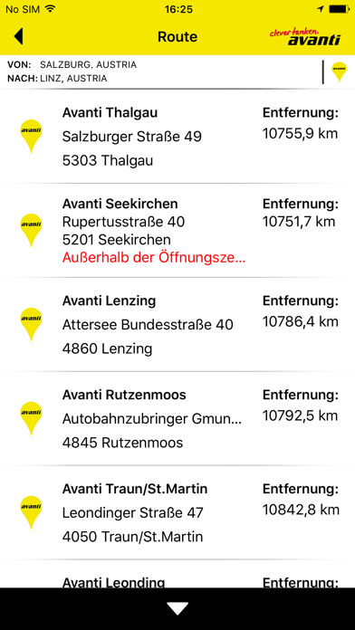 Screenshot #3 pour Avanti - günstig tanken
