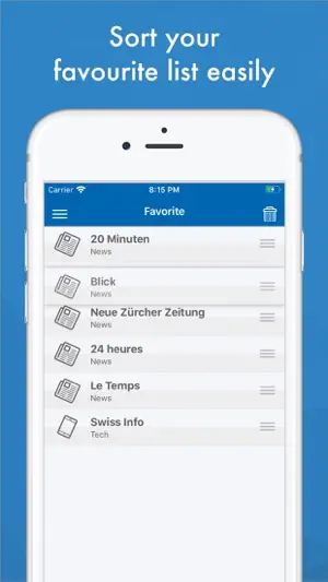 Swiss News App : Schweiz NZZ screenshot 2