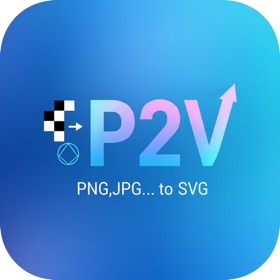 P2V: PNG JPG HEIC to SVG