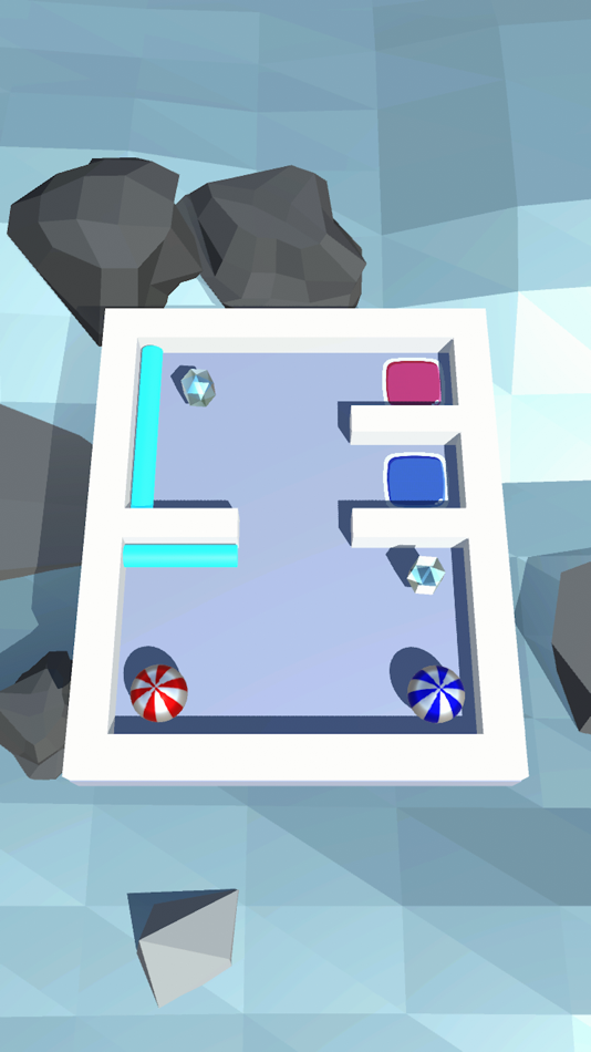 #4. TwoBalls - Swipe Ball Game (iOS) 由: TOSHIYUKI MATSUBARA