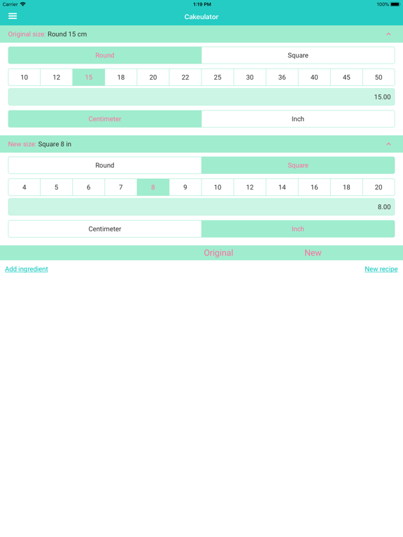 Screenshot #4 pour Cakeulator