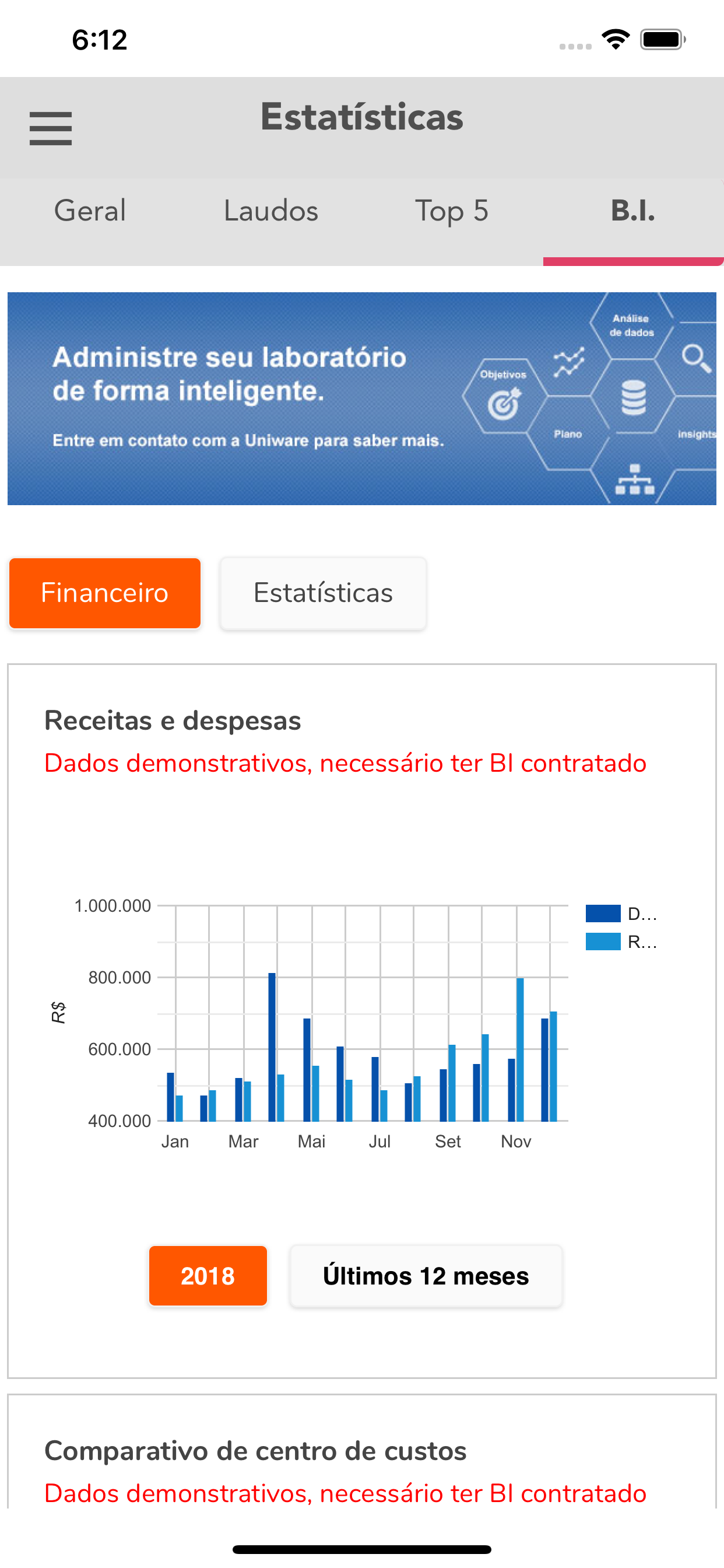 Laboratório App
