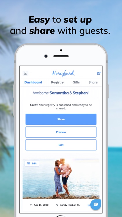 Honeyfund Wedding Registry