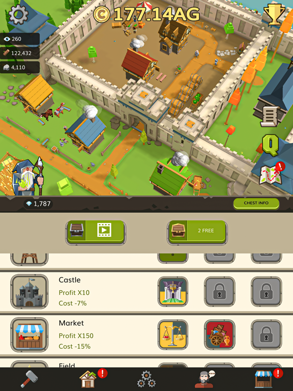 Medieval: Idle Tycoon iPad screenshot