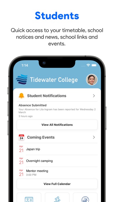 SchoolBridge Screenshot