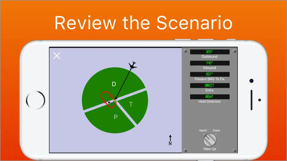 Capture d'écran de Holding Pattern Trainer sur iPhone 2