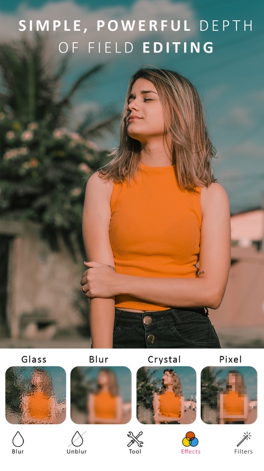 #2. Blur Photo Background Editor A (iOS) 作者: Rebecca Sudhakar