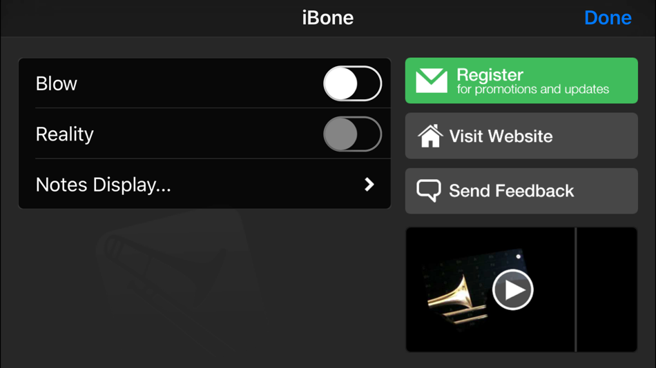 #4. iBone - the Pocket Trombone (iOS) 由: Spoonjack, LLC