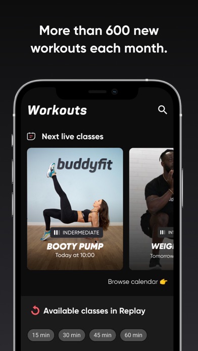 Buddyfit: Fitness & Yoga Screenshot