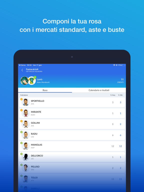 Screenshot #6 pour Leghe Fantacalcio® Serie A