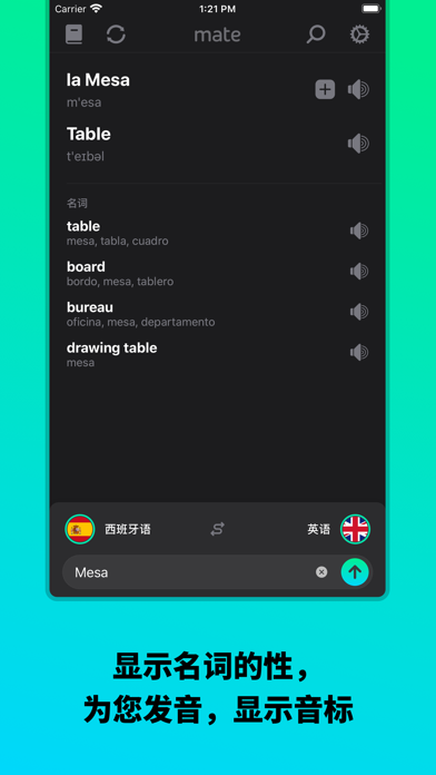 Mate – 文字和语音的外语词典翻译神器 screenshot