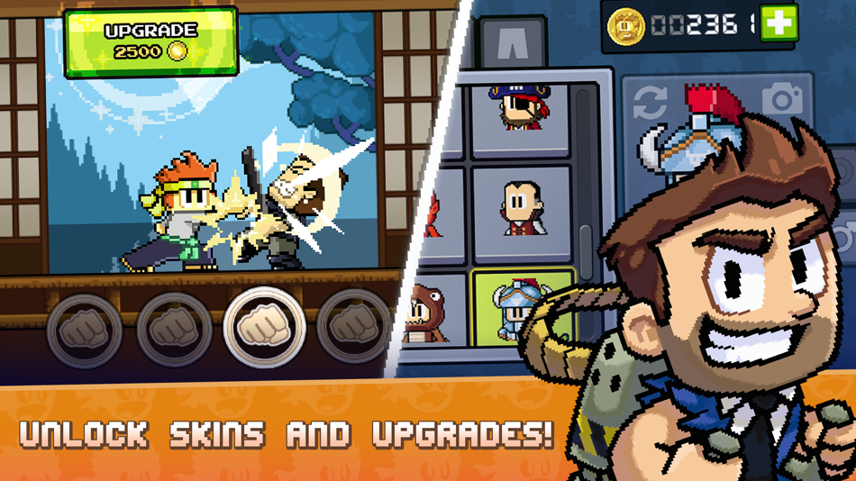#5. Dan The Man Platformer (iOS) De: Halfbrick Studios