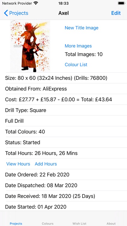 Diamond Painting Logbook