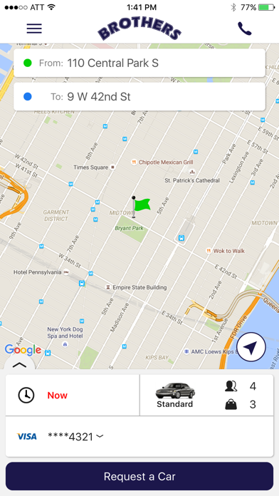 Screenshot #3 pour Brothers Car Service