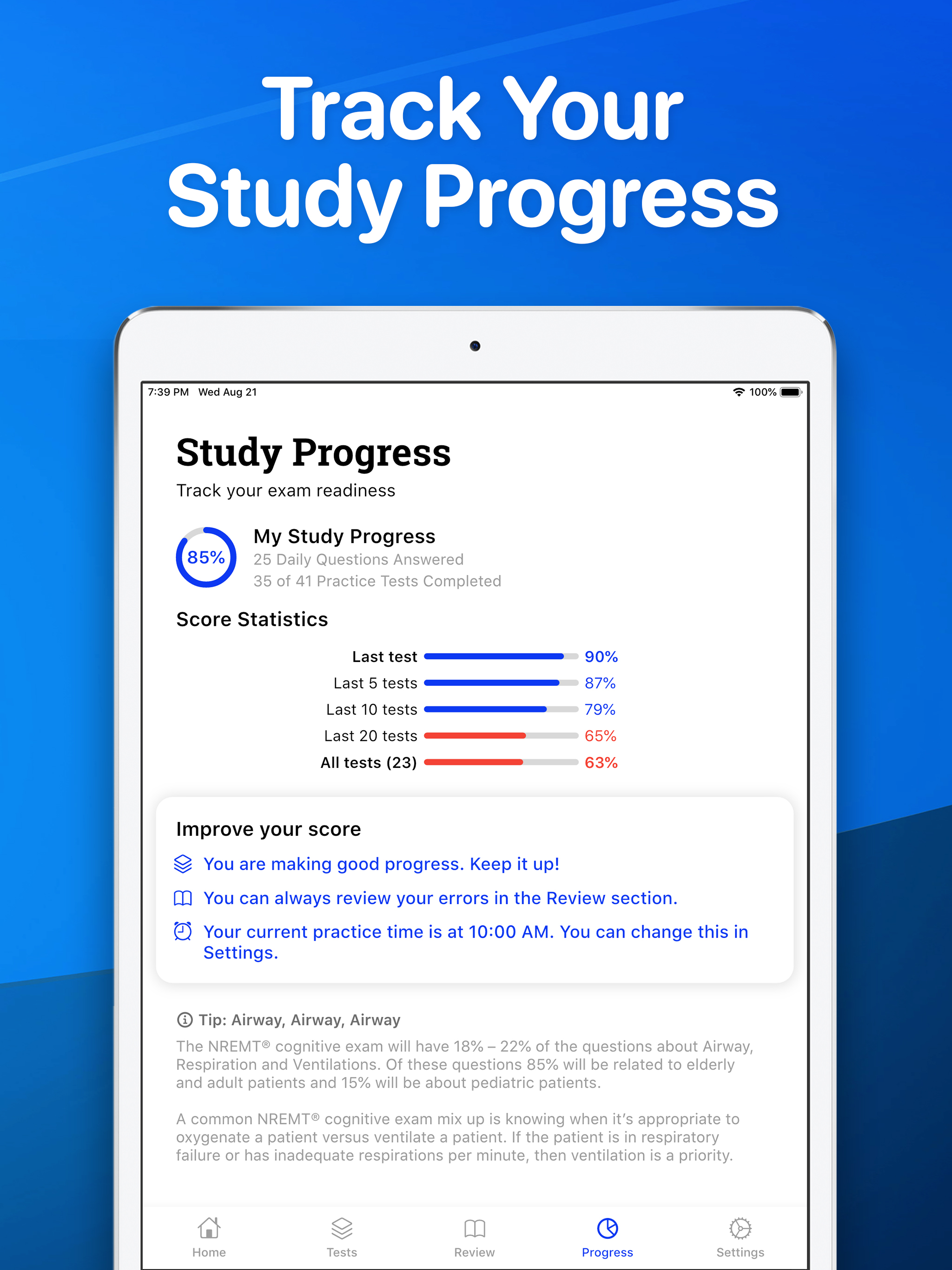 EMT Prep 2026 - Practice Exams screenshot 7