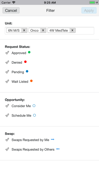 Cerner Staff Manager Screenshot
