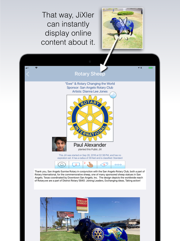 JiXler GO iPad screenshot 3 - Social Networking app