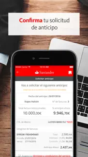 confirming santander iphone capturas de pantalla 4