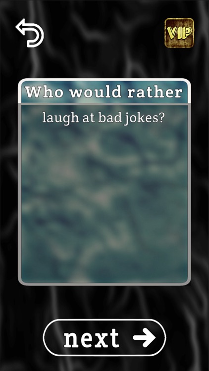 Whould · Who would rather?