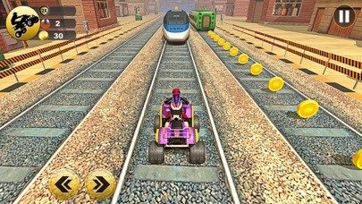Screenshot #1 pour Subway Run ATV Bike Racing