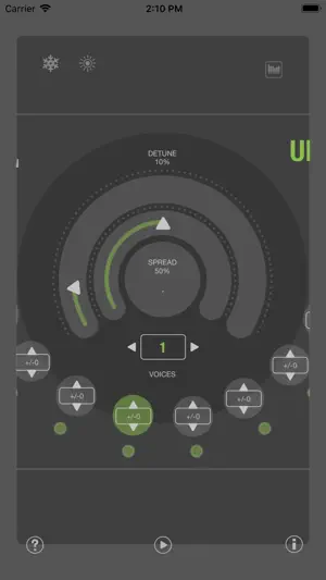 JAX Unisonic (Audio Unit) screenshot 1