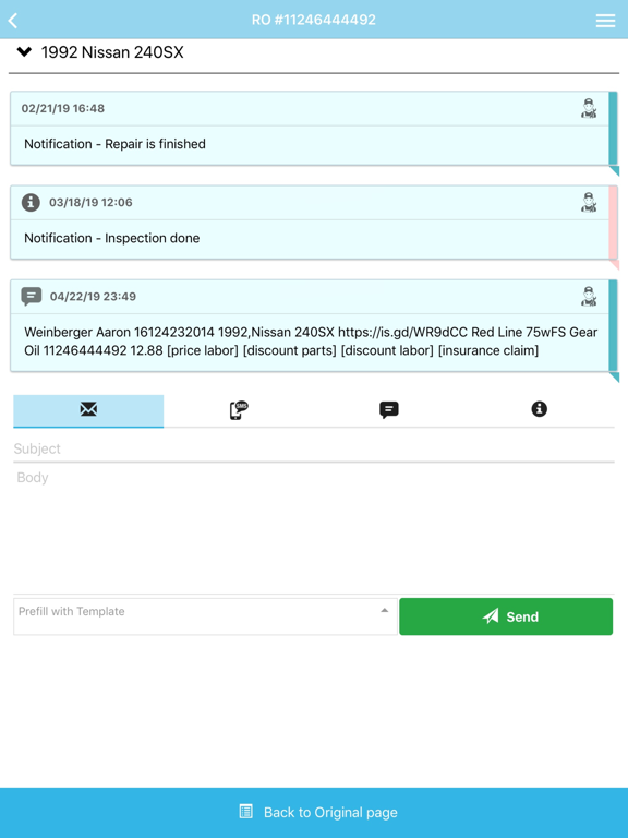 Auto Repair Shop (for Phone) iPad screenshot 10 - Business app