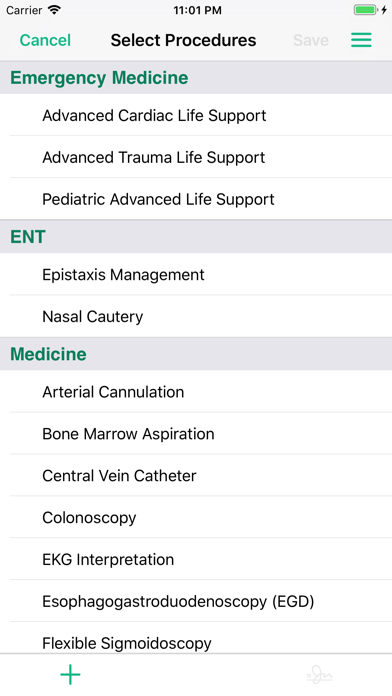 Procedure Log iPhone screenshot 7 - Medical app