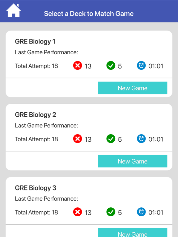 GRE Biology Flashcards iPad screenshot