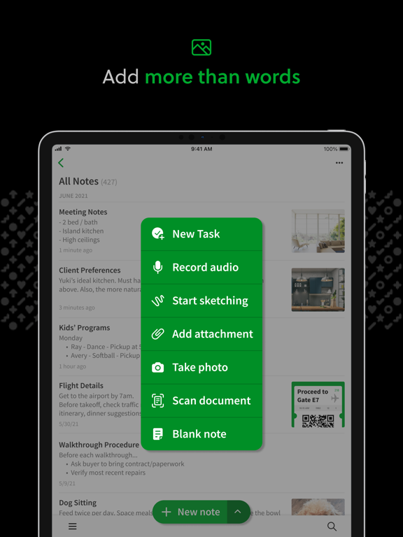 Evernote - Notes Organizer iPad app afbeelding 5