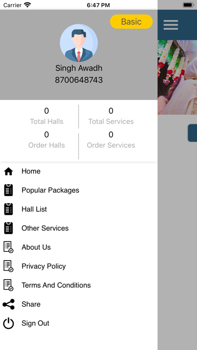 Find Banquet Partner Screenshot