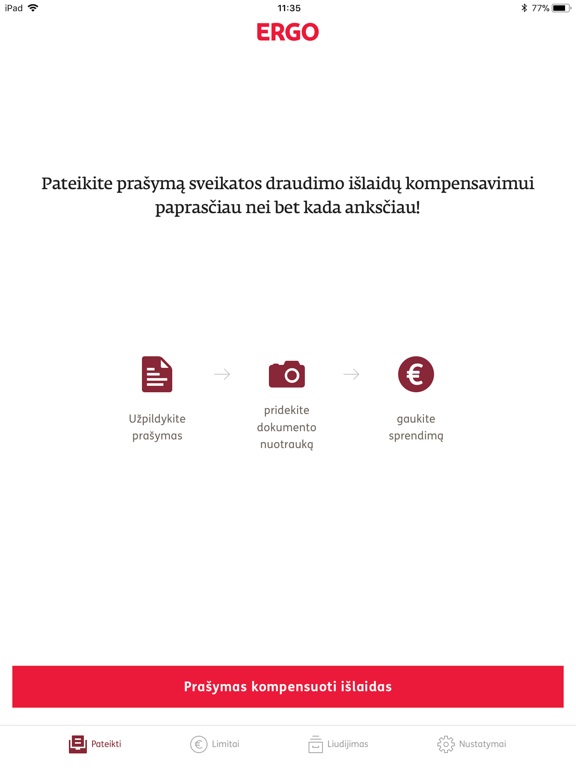 Screenshot #4 pour ERGO Lietuva