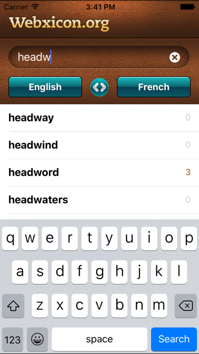 Webxicon.org iPhone screenshot 1 - Reference app