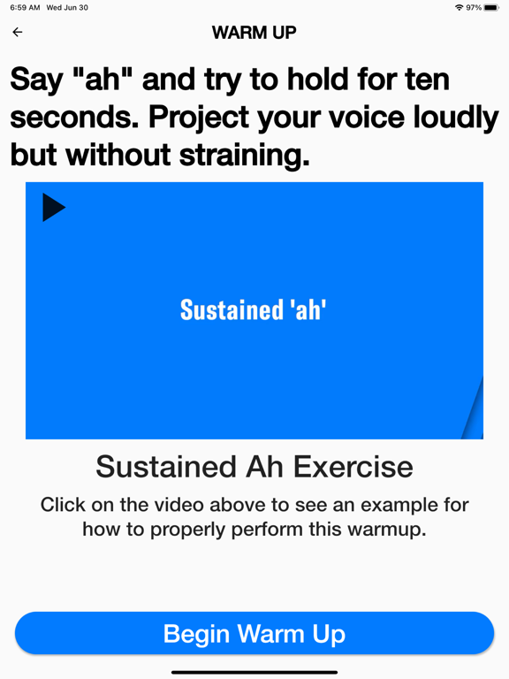 Screenshot #5 pour Loud and Clear Voice Fitness