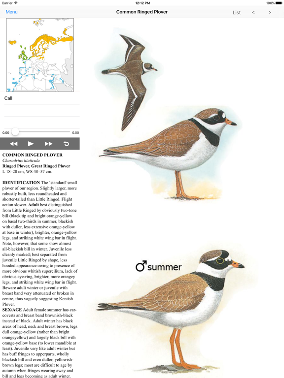 Screenshot #4 pour Birds of Western Palearctic