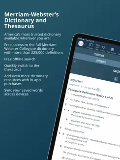 Merriam-Webster Dictionary iPad image 1