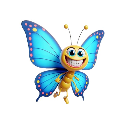 Happy Butterfly Stickers icon
