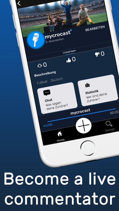 mycrocast - Sports Audio Screenshot