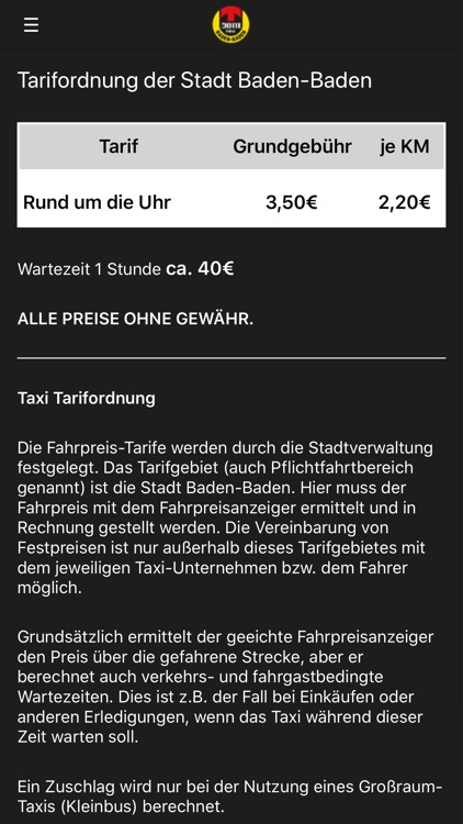 Taxi 38111 - Baden-Baden screenshot-6