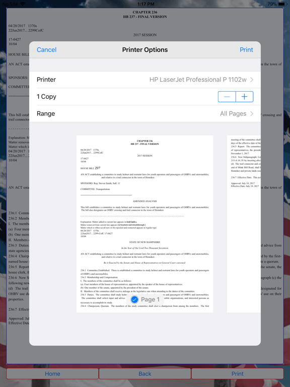 BillTrack50 iPad screenshot 5 - Reference app