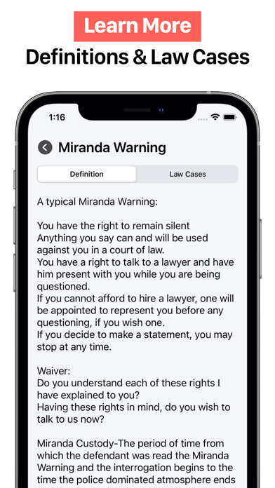 Case Law - Pro Cop Screenshot