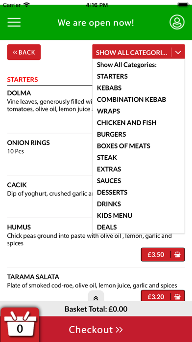 EMPIRE KEBAB & BURGER HOUSE iPhone screenshot