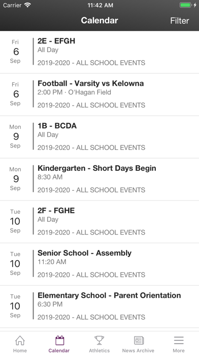 Vancouver College iPhone screenshot 1 - Education app