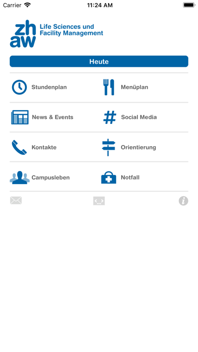 ZHAW LSFM app screenshot
