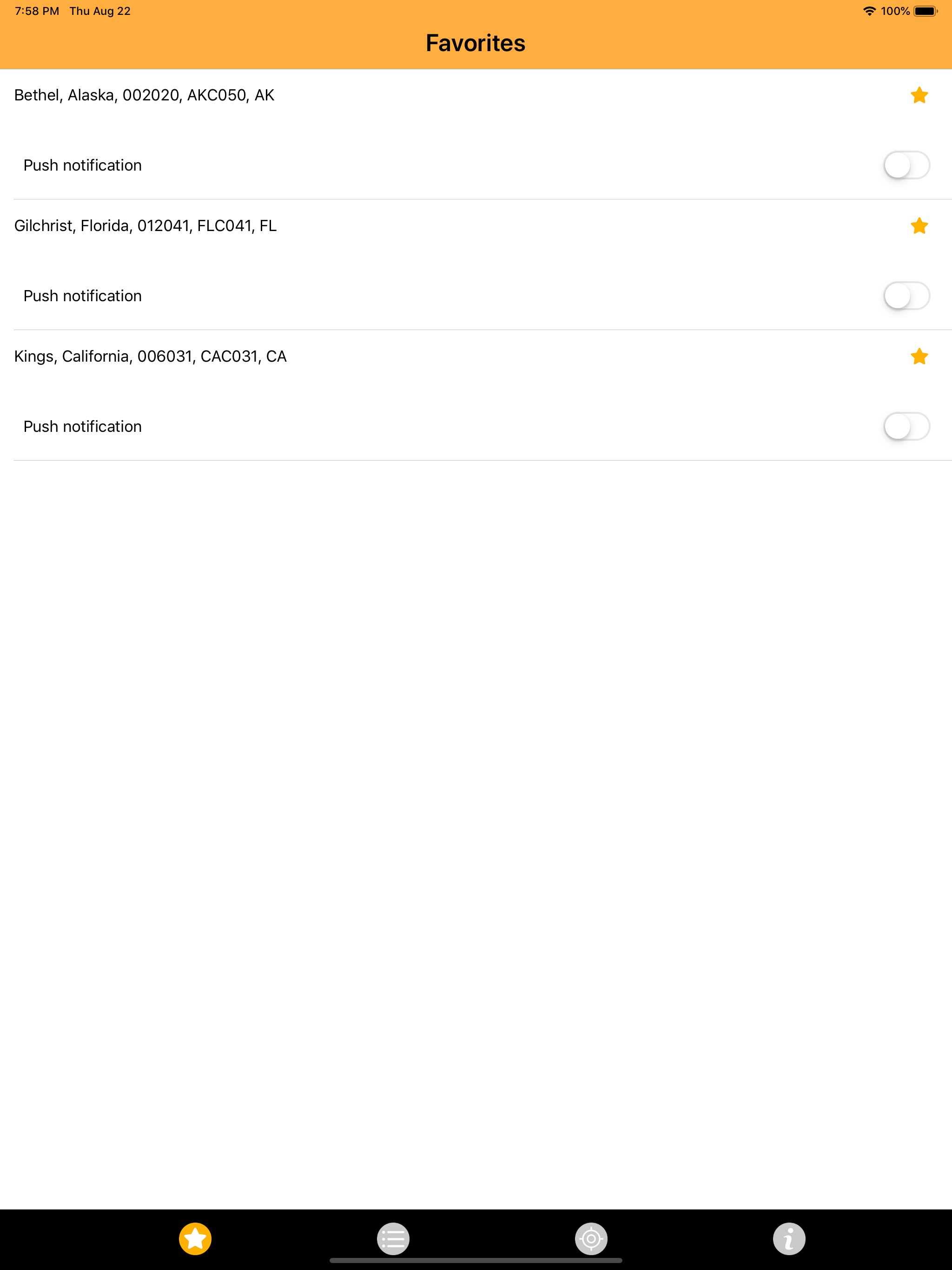 NOAA Alerts Weather PRO screenshot 11
