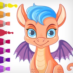 Livre de coloriage de dragons
