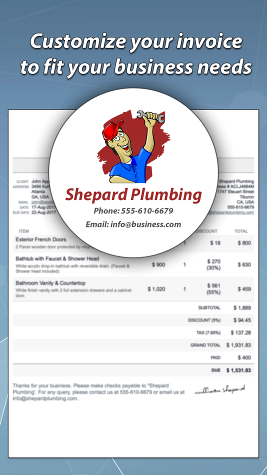 #2. Invoice & Estimate Maker (iOS) 由: SVG Apps