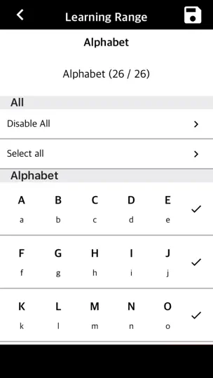 Alphabet Study - Listen Write iPhone Screenshot 3