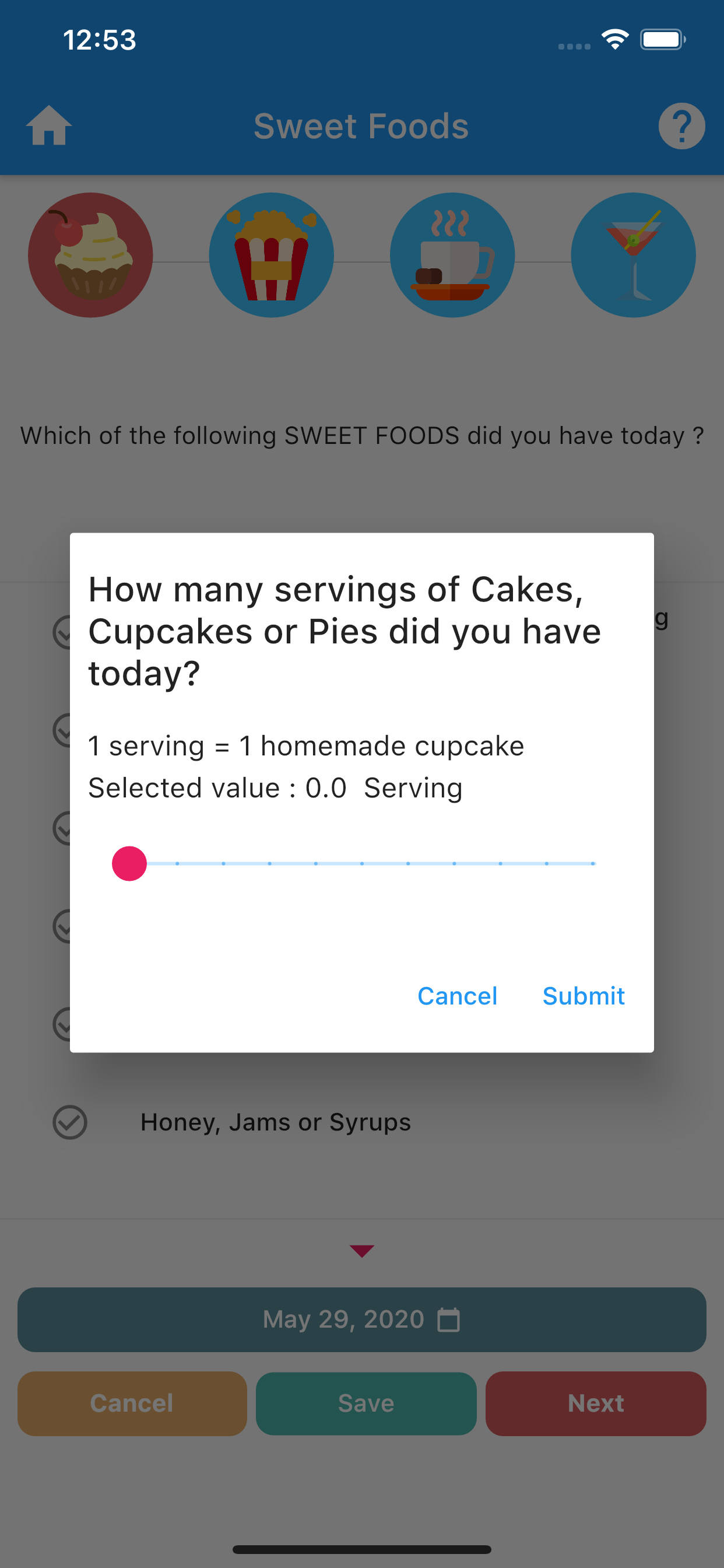 My Snack Tracker