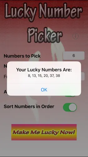 Lucky Number Picker screenshot 2