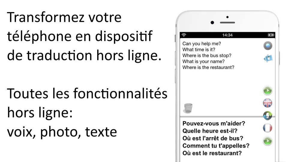 Capture d'écran de Traducteur Hors Connexion 8 sur iPhone 1